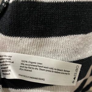 Organic linen sweater
